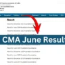 icmai cma inter result