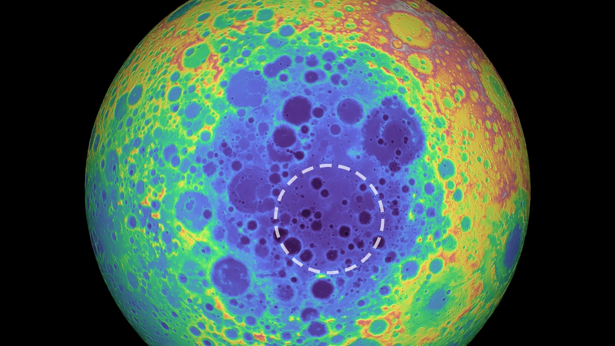Moon's largest crater