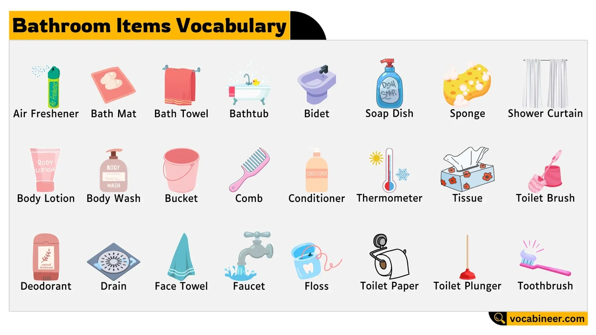 bathroom items